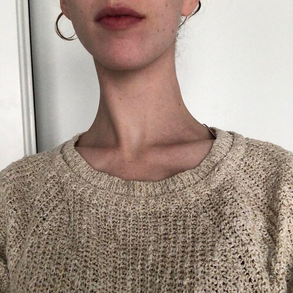 Free People cream sweater - Picture 2 of 4